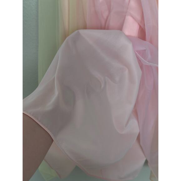 Pinterest Famous 1960s Pastel Rainbow Vintage Nightgown Mini Dress Vanity Fair - Picture 10 of 12